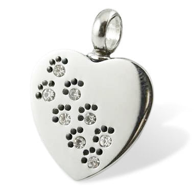 Paws to Heaven Heart Pendant