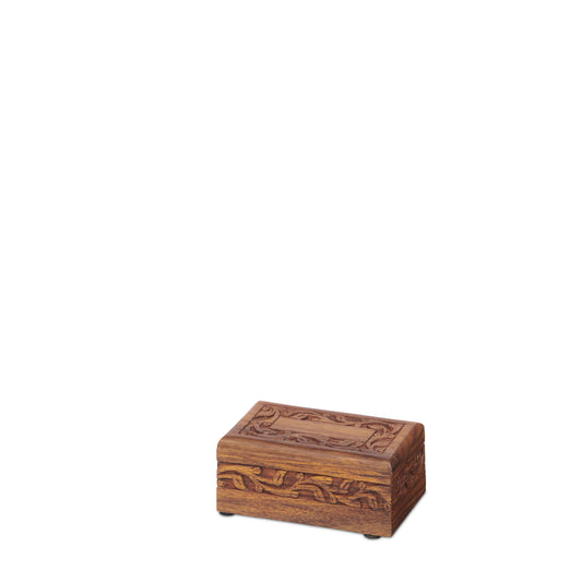 Carved Rosewood Border Box Extra Small