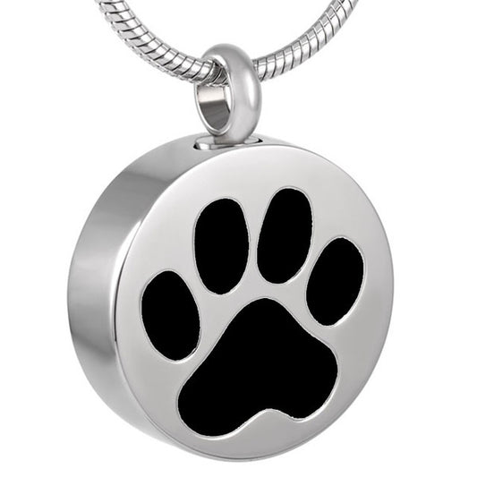 Round Pet Paw Print