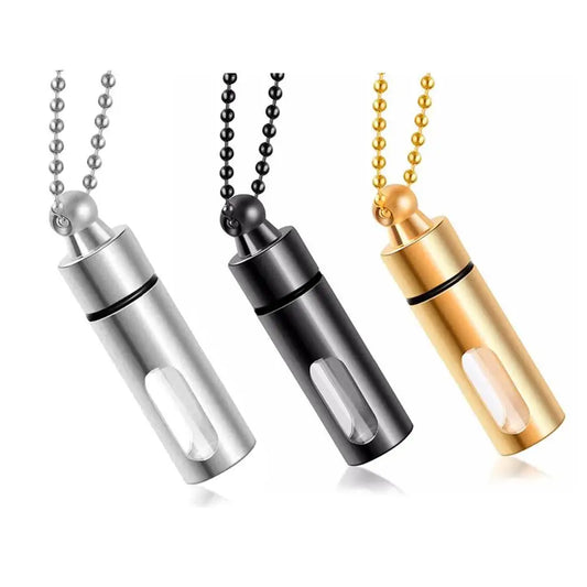 Glass Window Capsule Necklace + Funnel Fill