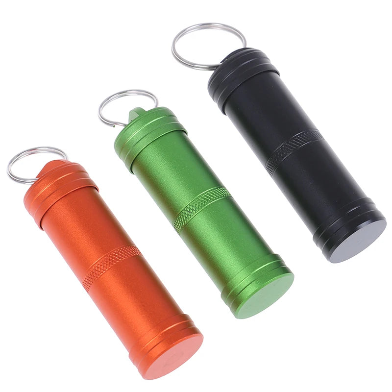 Waterproof Pill Container Keychain