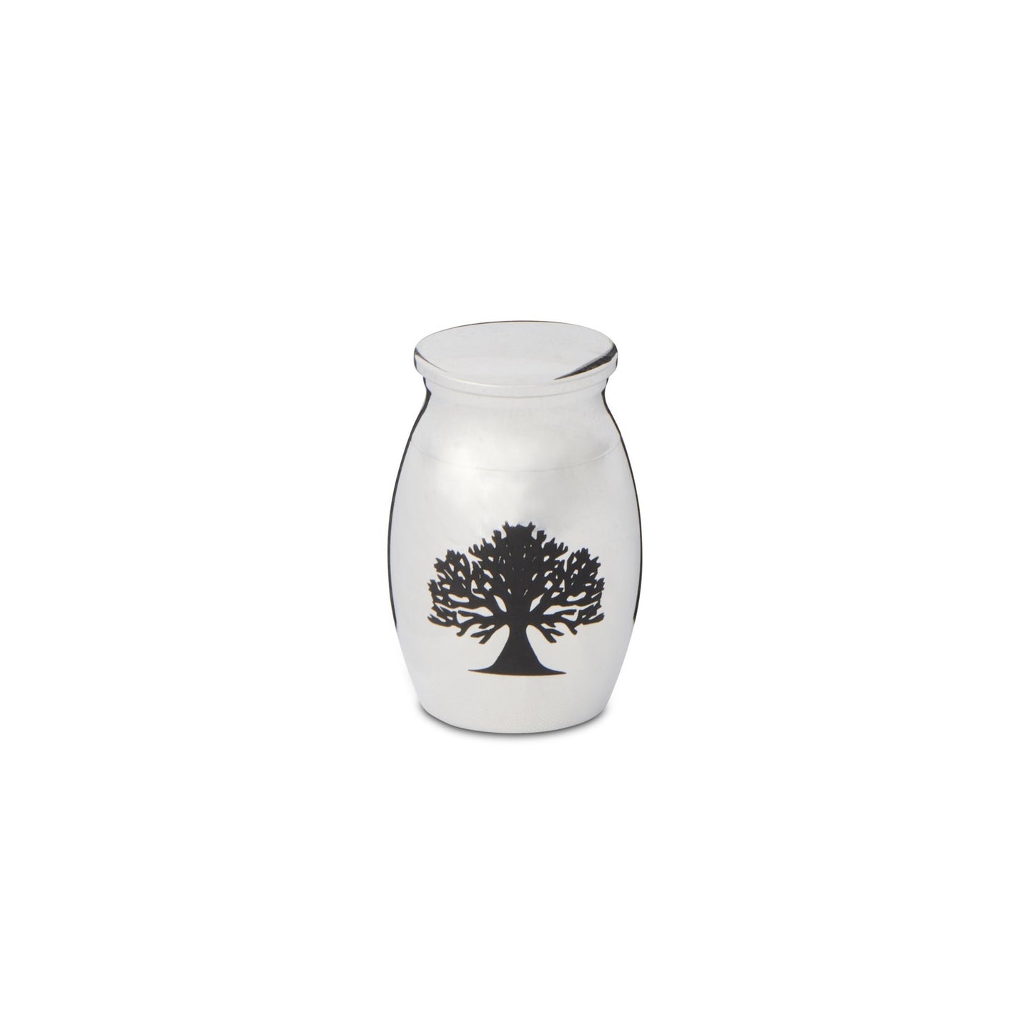 Mini Tree of Life 30mm Thimble Urn - Silver Tone