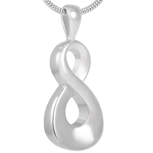 Infinity Cremation Jewellery Pendant