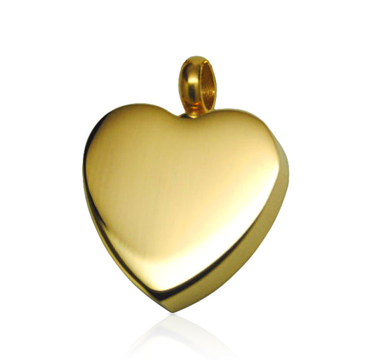 Classic Heart Pendant Gold Tone